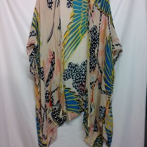 Colorful Patterned Kimono